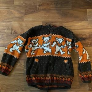 Comfy wool Grateful Dead hoodie